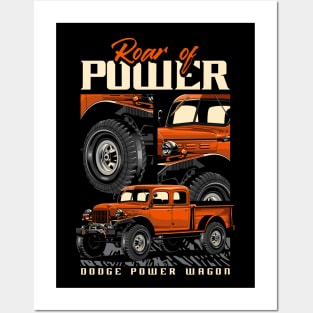 Power Wagon Truck Posters and Art